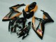 Preto Laranja Plástico Suzuki GSXR 600 / 750 K6 2006-2007 Preto Laranja Plástico Suzuki GSXR 600 / 750 K6 2006-2007
