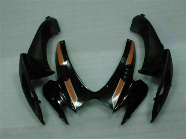 Preto Laranja Plástico Suzuki GSXR 600 / 750 K6 2006-2007 Preto Laranja Plástico Suzuki GSXR 600 / 750 K6 2006-2007