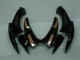 Preto Laranja Plástico Suzuki GSXR 600 / 750 K6 2006-2007 Preto Laranja Plástico Suzuki GSXR 600 / 750 K6 2006-2007