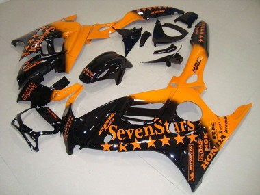 Preto Laranja SevenStars Carenagem Honda CBR 600 F3 1995-1998