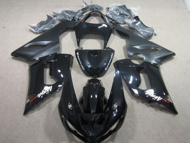 Preto Ninja 636 Plástico Kawasaki ZX6R 2005-2006
