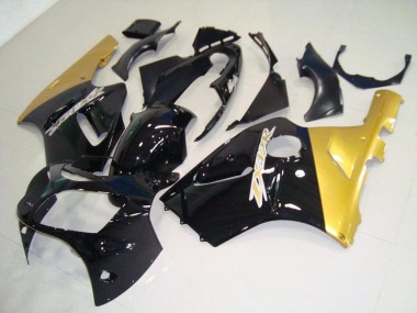 Preto Ouro Carenagem Kawasaki ZX12R 2000-2001