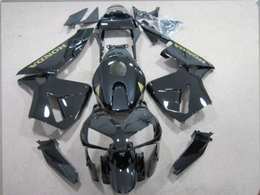 Preto Ouro Decalque Abs Kits Completos Carenagem Honda CBR 600RR 2003-2004