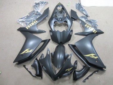 Preto Ouro Decalque Abs Plásticos Yamaha R1 2007-2008