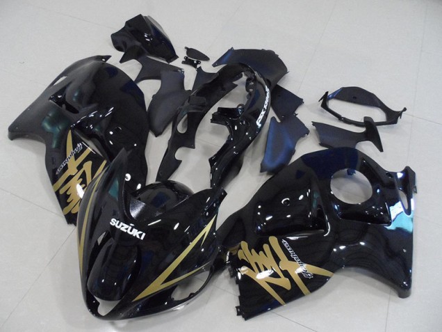 Preto Ouro Decalque Carenagem Suzuki GSXR 1300 Hayabusa 1996-2007 Preto Ouro Decalque Carenagem Suzuki GSXR 1300 Hayabusa 1996-2007