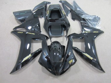 Preto & Ouro Decalque Carenagem Yamaha R1 2002-2003