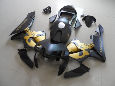 Preto Ouro Decalque Kit Carenagem Honda CBR 600RR 2003-2004