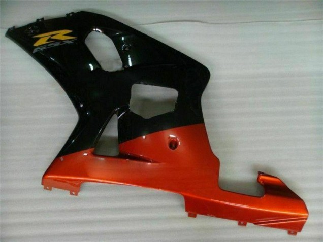 Preto Plástico Suzuki GSXR 600 / 750 K1 K2 K3 2001-2003 Preto Plástico Suzuki GSXR 600 / 750 K1 K2 K3 2001-2003