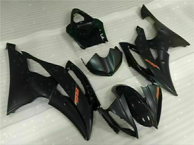 Preto Plástico Yamaha R6 2008-2016 Preto Plástico Yamaha R6 2008-2016