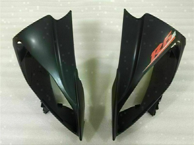 Preto Plástico Yamaha R6 2008-2016 Preto Plástico Yamaha R6 2008-2016