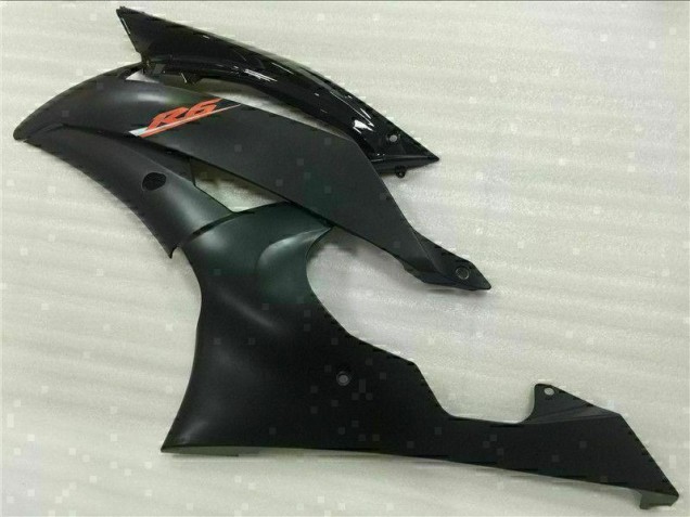 Preto Plástico Yamaha R6 2008-2016 Preto Plástico Yamaha R6 2008-2016