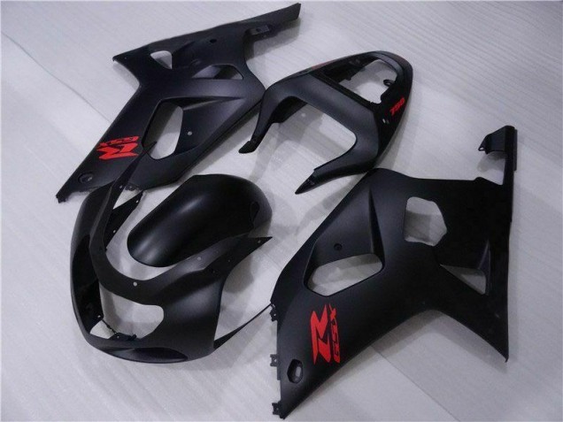 Preto Plásticos Suzuki GSXR 600 / 750 K1 K2 K3 2001-2003 Preto Plásticos Suzuki GSXR 600 / 750 K1 K2 K3 2001-2003