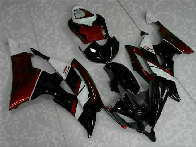 Preto Plásticos Yamaha R6 2008-2016 Preto Plásticos Yamaha R6 2008-2016