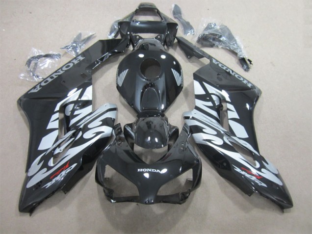 Preto Prata Carenagem Honda CBR 1000RR 2004-2005 Preto Prata Carenagem Honda CBR 1000RR 2004-2005