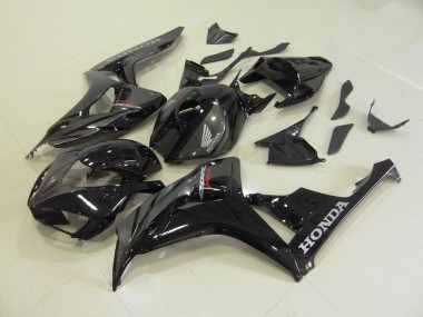 Preto Prata Carenagem Honda CBR 1000RR 2006-2007