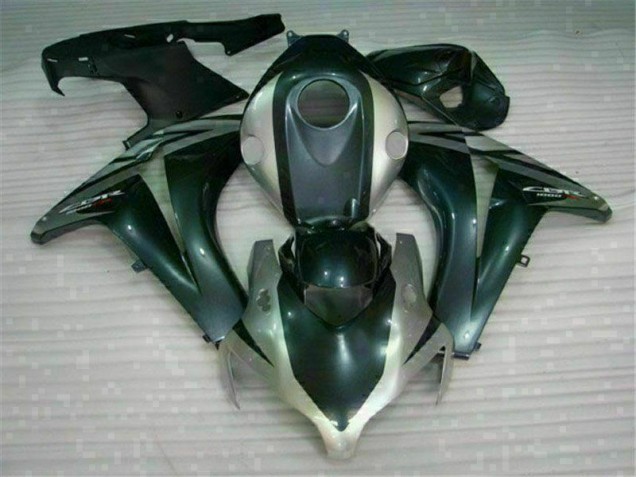 Preto Prata Carenagem Honda CBR 1000RR 2008-2011 Preto Prata Carenagem Honda CBR 1000RR 2008-2011