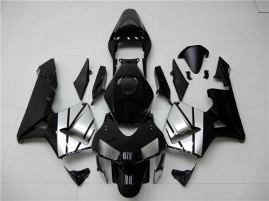 Preto Prata Carenagem Honda CBR 600RR 2003-2004