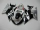 Preto Prata Carenagem & Plástico Suzuki GSXR 600 / 750 K1 K2 K3 2001-2003 Preto Prata Carenagem & Plástico Suzuki GSXR 600 / 750 K1 K2 K3 2001-2003