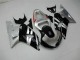 Preto Prata Carenagem & Plástico Suzuki GSXR 600 / 750 K1 K2 K3 2001-2003 Preto Prata Carenagem & Plástico Suzuki GSXR 600 / 750 K1 K2 K3 2001-2003