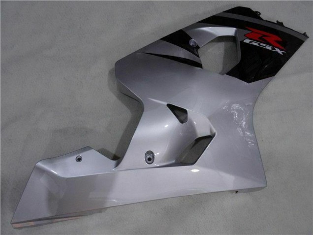 Preto Prata Carenagem Suzuki GSXR 600 / 750 K4 2004-2005 Preto Prata Carenagem Suzuki GSXR 600 / 750 K4 2004-2005