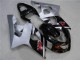 Preto Prata Carenagem Suzuki GSXR 600 / 750 K4 2004-2005 Preto Prata Carenagem Suzuki GSXR 600 / 750 K4 2004-2005