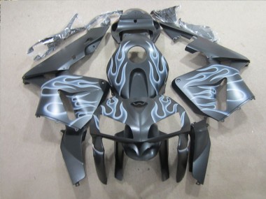 Preto Prata Chama Carenagem Honda CBR 600RR 2005-2006