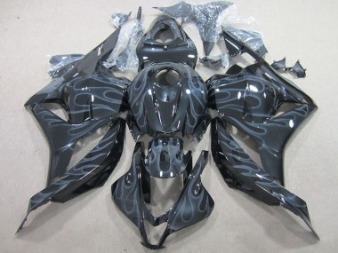 Preto Prata Chama Kits Carenagem Honda CBR 600RR 2009-2012