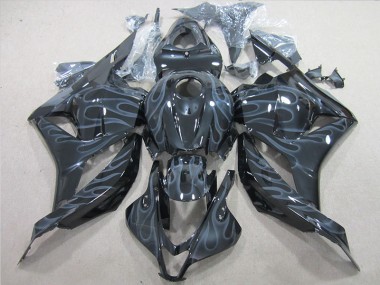 Preto Prata Chama Plásticos Honda CBR 600RR 2009-2012