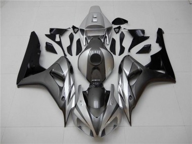 Preto Prata Cinzento Carenagem Honda CBR 1000RR 2006-2007