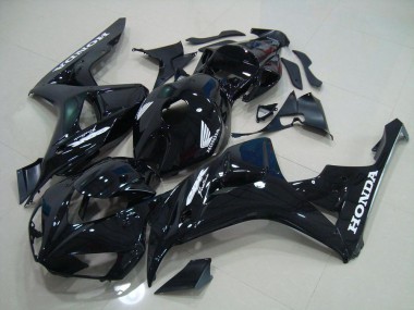 Preto Prata Decalques Carenagem Honda CBR 1000RR 2006-2007