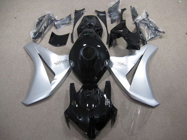 Preto Prata Fireblade Carenagem Honda CBR 1000RR 2008-2011 Preto Prata Fireblade Carenagem Honda CBR 1000RR 2008-2011