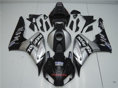 Preto Prata Repsol Abs Kit Carenagem & Plásticos Honda CBR 1000RR 2004-2005