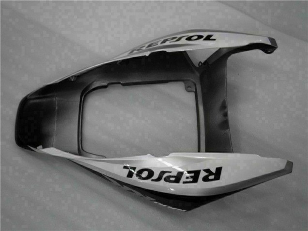 Preto Prata Repsol Abs Plásticos Honda CBR 1000RR 2004-2005 Preto Prata Repsol Abs Plásticos Honda CBR 1000RR 2004-2005