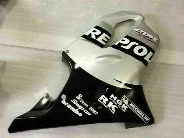 Preto Prata Repsol Carenagem Honda CBR 600 F4i 2001-2003