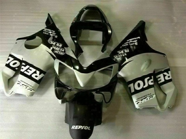 Preto Prata Repsol Carenagem Honda CBR 600 F4i 2001-2003