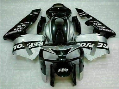 Preto Prata Repsol Carenagem Honda CBR 600RR 2005-2006