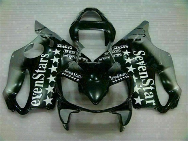 Preto Prata SevenStarss Carenagem Honda CBR 600 F4i 2001-2003 Preto Prata SevenStarss Carenagem Honda CBR 600 F4i 2001-2003