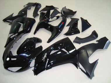 Preto Preto Fosco Carenagem Kawasaki ZX10R 2006-2007