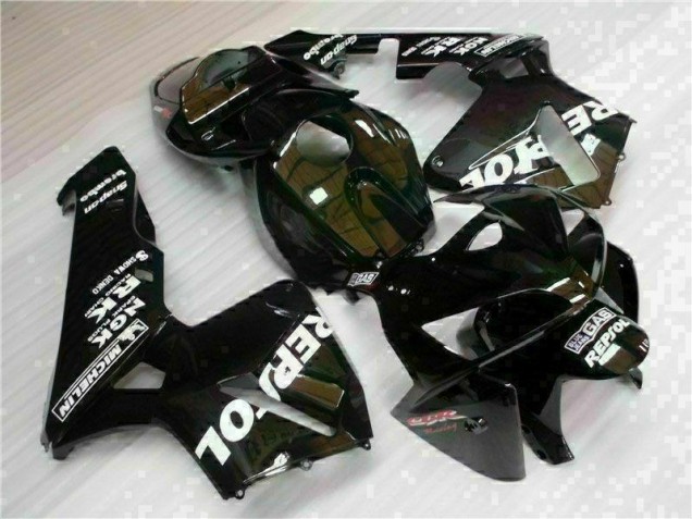 Preto Repsol Abs Kits Carenagem Honda CBR 600RR 2005-2006 Preto Repsol Abs Kits Carenagem Honda CBR 600RR 2005-2006