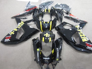 Preto Rizla Lumber Jack Carenagem Suzuki GSXR 1000 K9 2009-2016