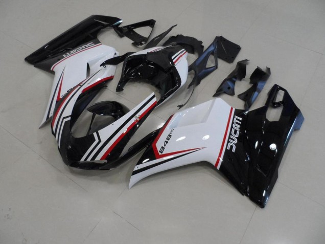 Preto Tricolor Carenagem Ducati 848 1098 1198 2007-2014 Preto Tricolor Carenagem Ducati 848 1098 1198 2007-2014