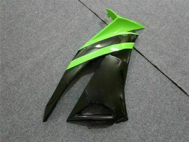 Preto Verde 3M Touch4 Carenagem Kawasaki ZX6R 2009-2012 Preto Verde 3M Touch4 Carenagem Kawasaki ZX6R 2009-2012