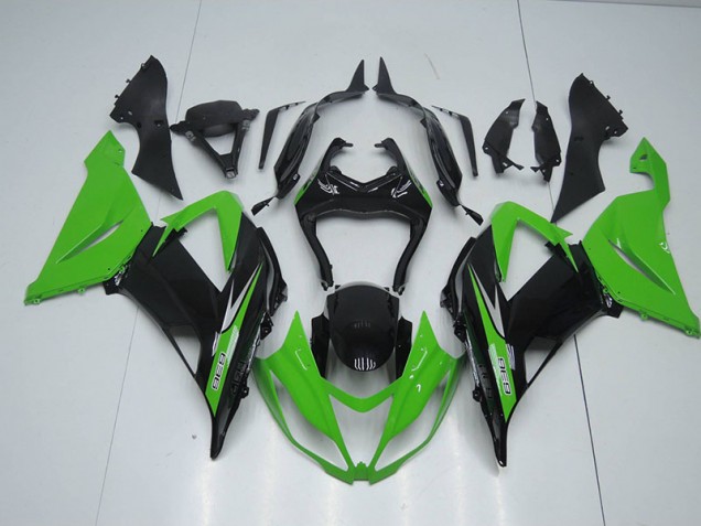 Preto Verde 636 Carenagem Kawasaki ZX6R 2013-2018
