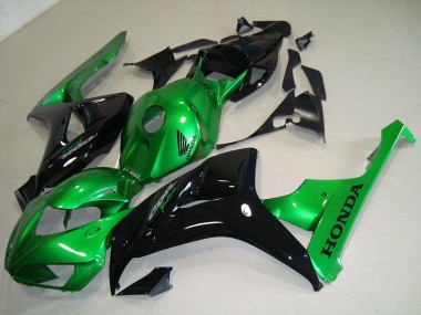 Preto Verde Abs Plásticos Honda CBR 1000RR 2006-2007