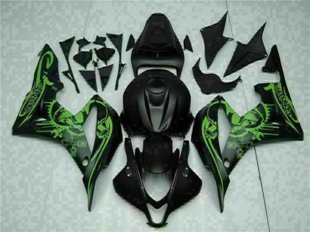 Preto Verde Carenagem & Plástico Honda CBR 600RR 2007-2008