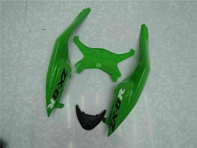 Preto Verde Injeção Kit Carenagem Kawasaki ZX6R 2009-2012 Preto Verde Injeção Kit Carenagem Kawasaki ZX6R 2009-2012