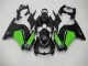 Preto Verde Kits Carenagem Kawasaki EX250 2008-2012 Preto Verde Kits Carenagem Kawasaki EX250 2008-2012