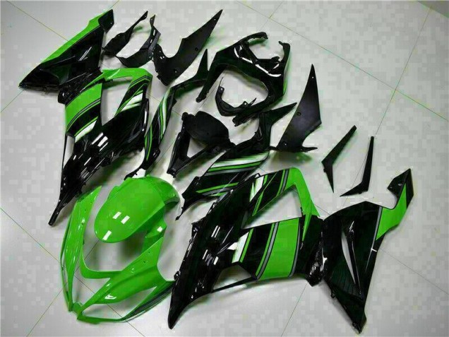 Preto Verde Kits Carenagem Kawasaki ZX6R 2019-2023 Preto Verde Kits Carenagem Kawasaki ZX6R 2019-2023