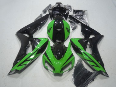 Preto Verde Kits Completo Carenagem Honda CBR 1000RR 2006-2007