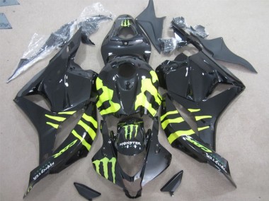 Preto Verde Monster Carenagem Honda CBR 600RR 2009-2012